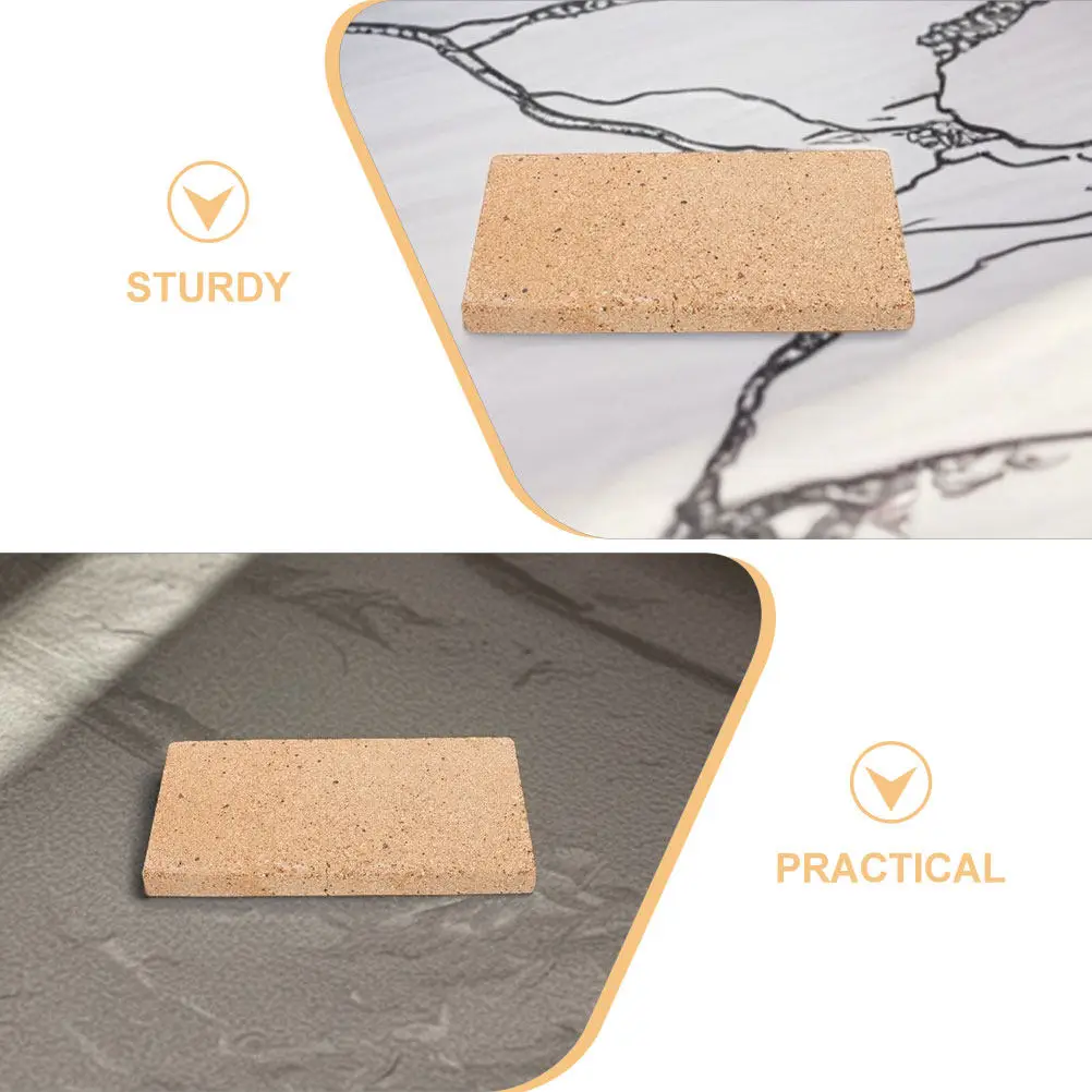Clay Fire Brick High Temp Resistant Lightweight Refractory Brick for Fireplace Wood Stove Fire Pit Grill Kiln Soldering Jewelry