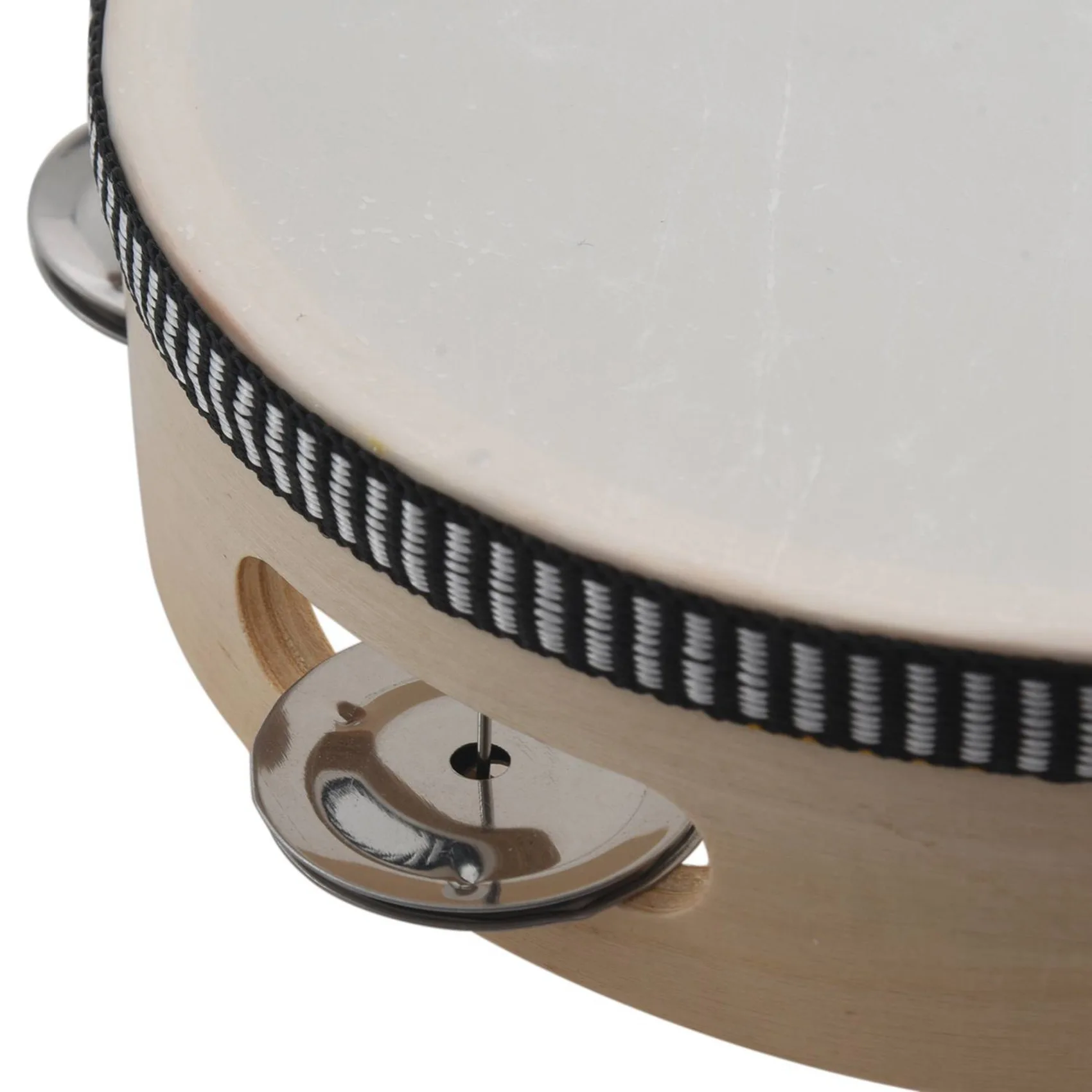 B48B-2X 7 Inch Musical Tambourine Tamborine Drum Round Percussion Gift For KTV Party
