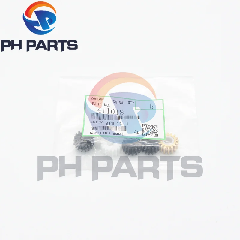 5SETS Premium 411018-Gear Developer Gear Kit compatible for RICOH Aficio 1022 1027 1032 2022 2027 2032 3030 3025 3350 3351 2550
