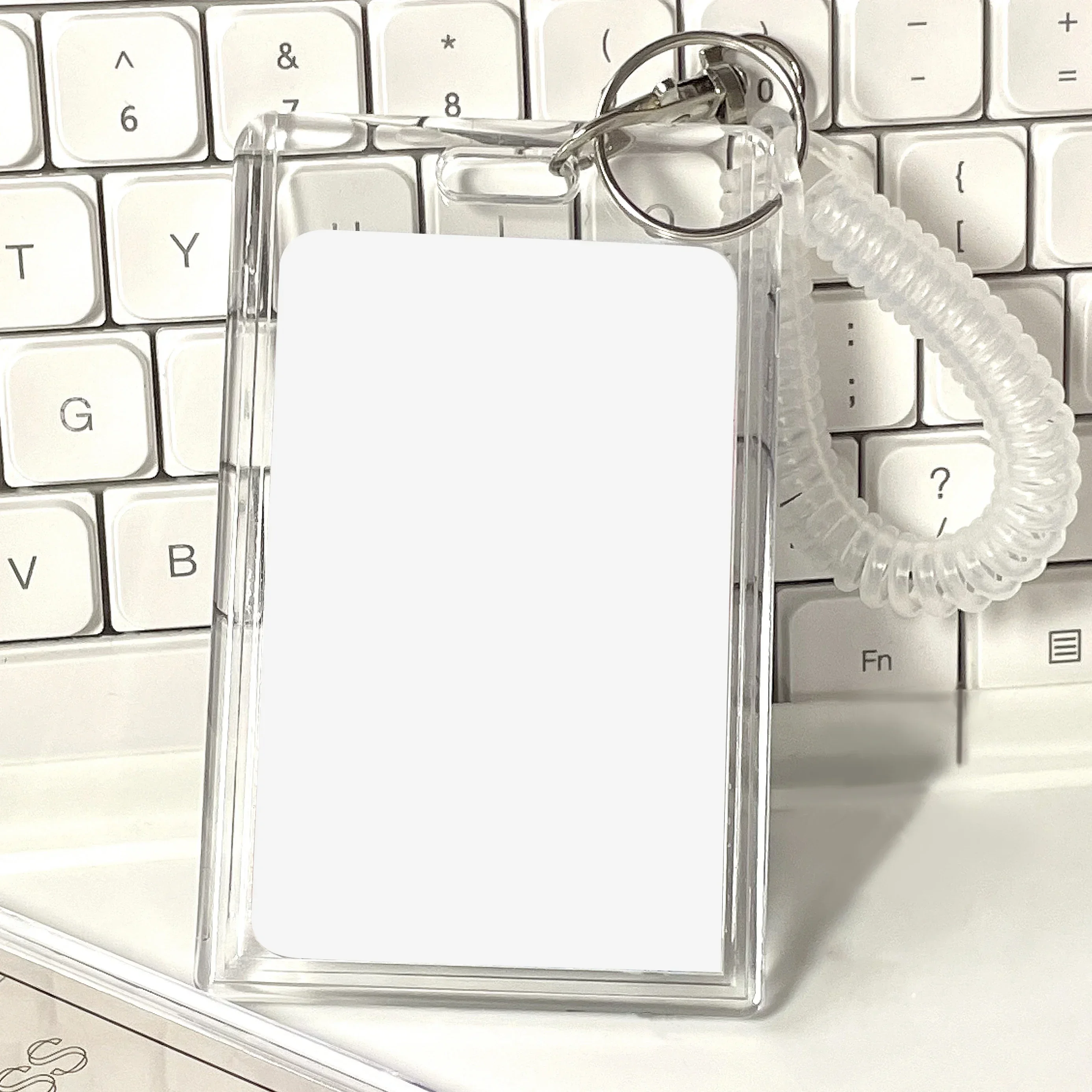 1 نمط حامل بطاقة الوصول إلى البطاقة المدرسية الاكريليك شفافة واقية الأكمام بطاقة الهوية حافلة وجبة عامل حامل بطاقة الهوية #3