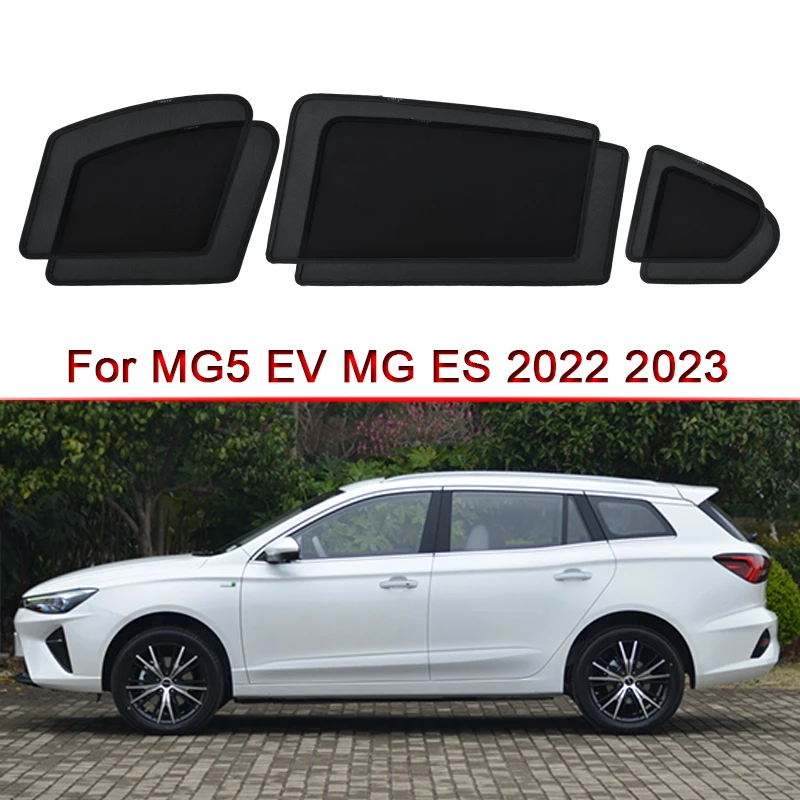 Car Side Window Sunshades Magnetic Adsorption Curtain Privacy Car Sun Shade UV Reflection Accessory For MG5 EV MG ES 2022 2023