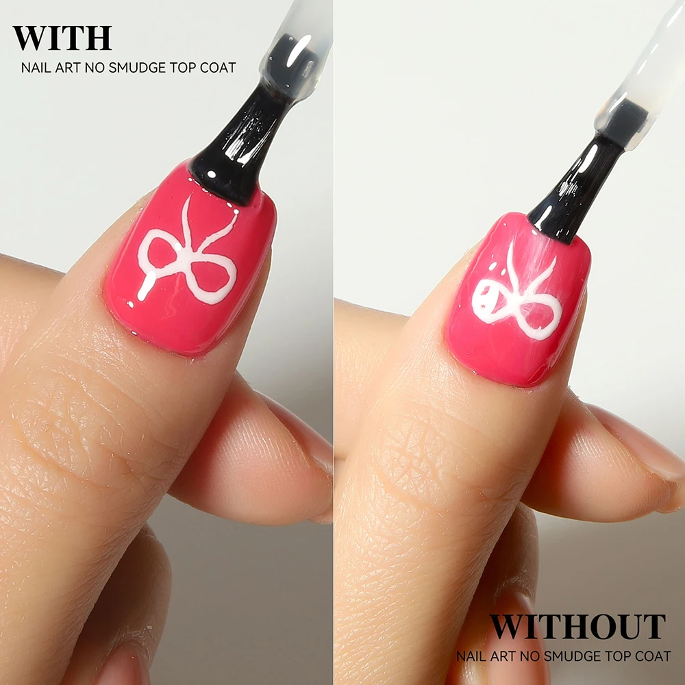 Vendeeni TPO HEMA FREE Super Shine Crystal Top Coat Gel Nail Polish Semi Permanent UV Soak Off Gel Varnish High Gloss Top Coat