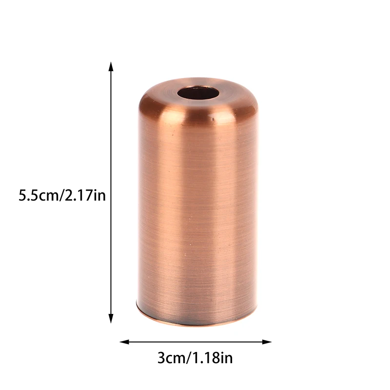 E14 Iron Lamp Socket Lampholder Cover Retro Metal Pendant Light LED Chandelier Lamp Base Lamp Cup Light Fittings