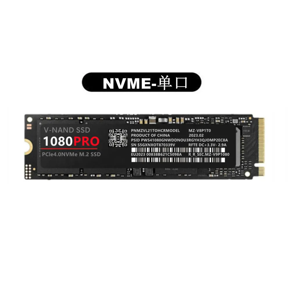 M2 2280 PCIe Protocol 4.0 SSD High Speed Solid State Drive 1080PRO 4TB