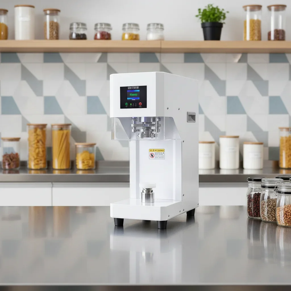 New Product Automatic Non-rotating Can Sealing Machine Soda Cake Dessert Can Seamer Bubble Tea Can Sealer With CE