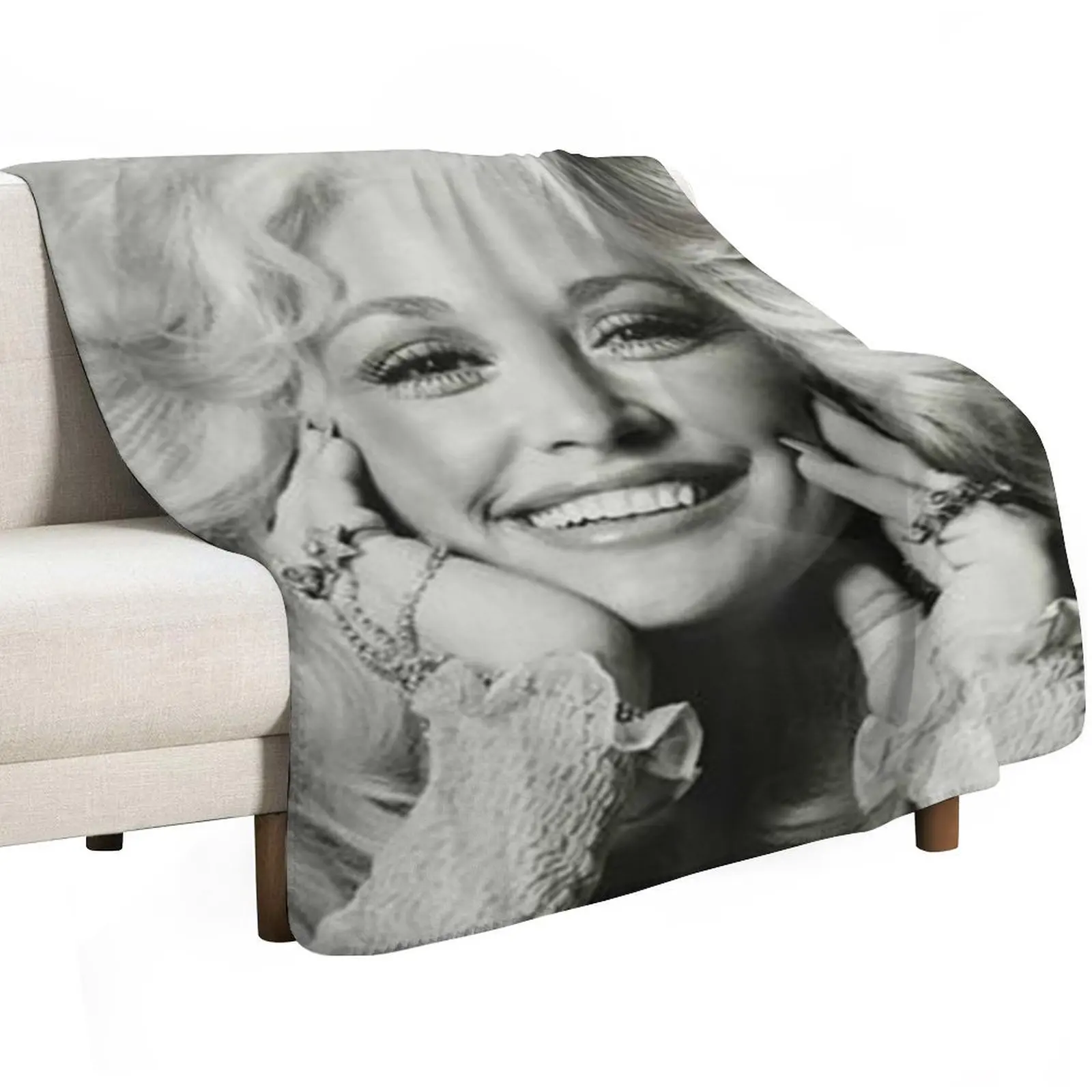 dolly parton - beautiful retro Throw Blanket Thins Vintage Blankets For Sofas Sofa Thermal Sofa Throw Blankets