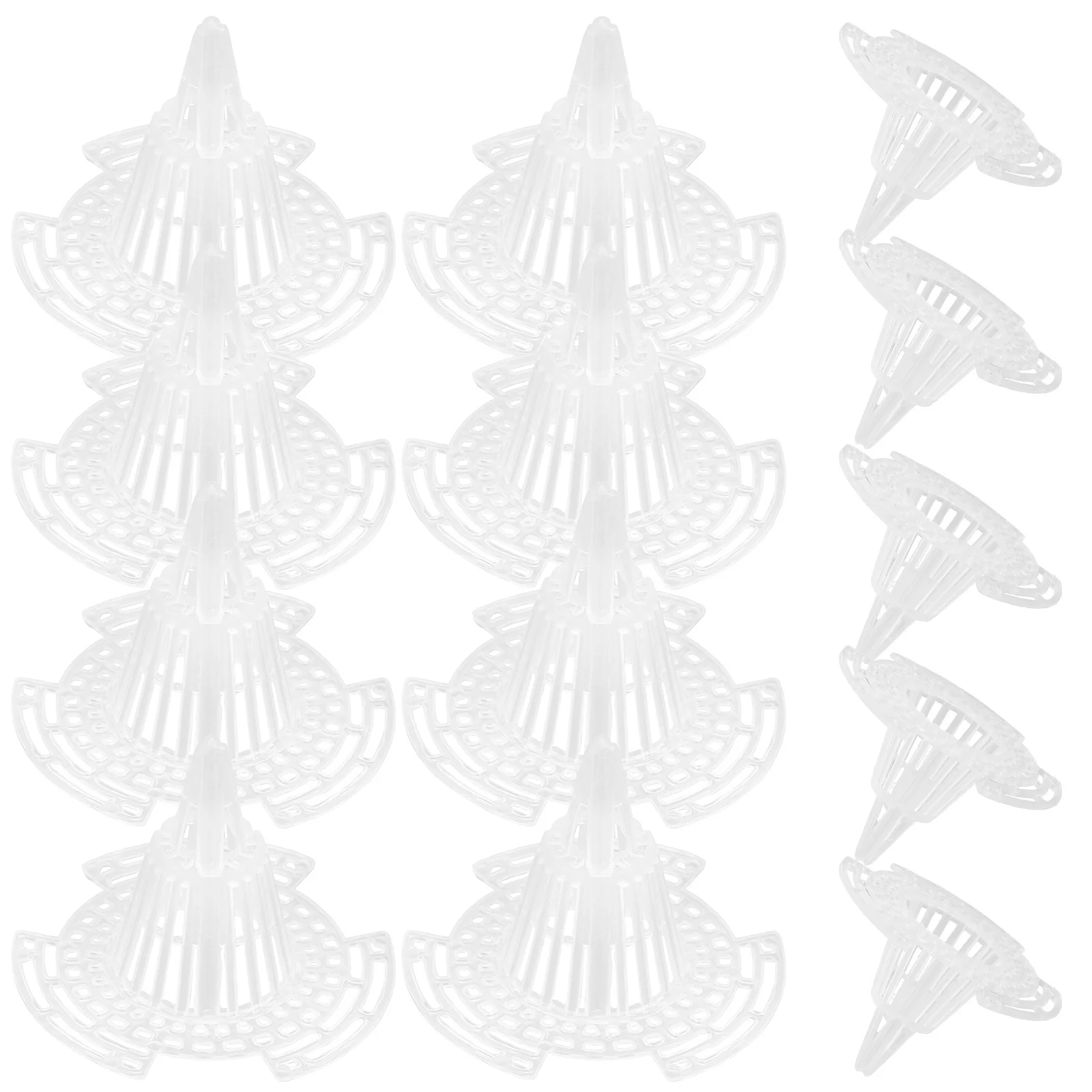 25 個プランターインサートメッシュパッドプラスチック植木鉢底クッション通気性排水マット盆栽ポットアクセサリー植木鉢フィルター