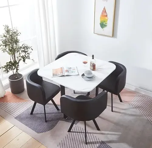 Square Dining Table Set for 4, 39