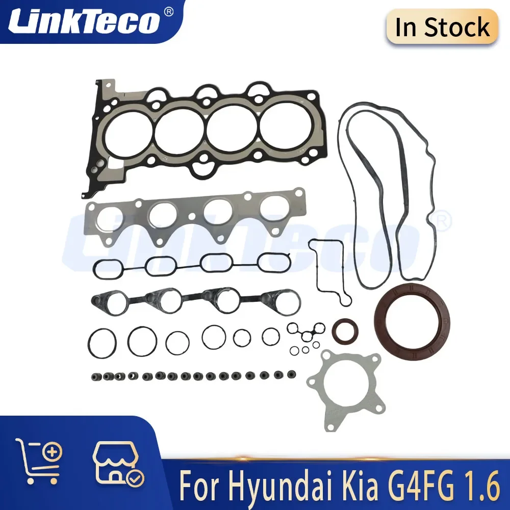 Engine Parts Head Gasket Set Fit 1.6 L Gas For Hyundai Elantra Accent Verna Solaris Kia Rio Fort Ceed Cerato G4FG 1.6L 2010-