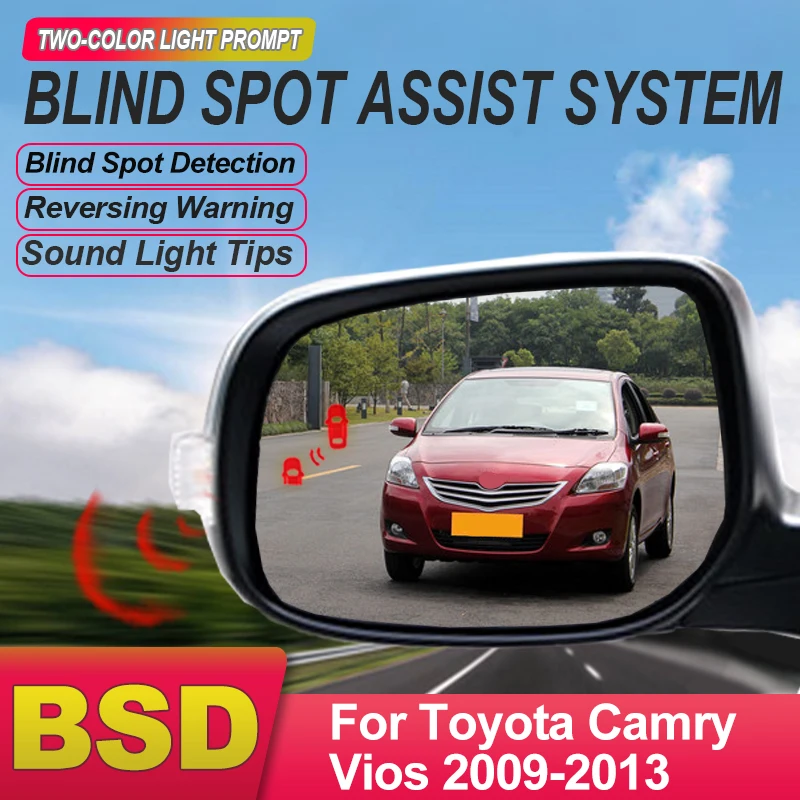 Car Mirror BSD BSM BSA Blind Spot Detection System Lane Change Assist Sensor For Toyota Camry 2009 to 2011 Vios 2010 to 2013