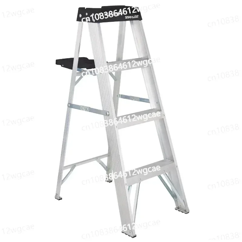 4' Aluminum Step Ladder, 250-lb Capacity,  Ladder  Stairs