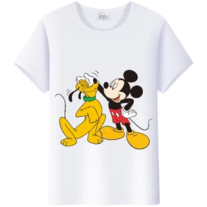Kawaii Disney Mickey Mouse Top Fashion t Damen -Shirt Kurzärmel T -Shirt 2024 Sommer Koreanische Blusen Streetwear Männer t -Shirt Hauptmimi -Mimi -Verkauf - №3