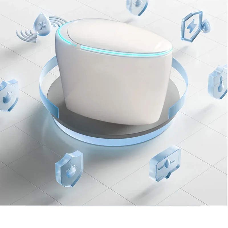 

smart toilet, light smart