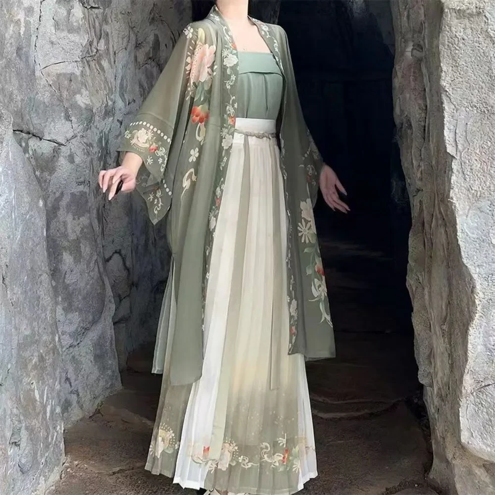 Chinese Traditional Hanfu Dress Female Song Dynasty Ancient Costumes Elegant Oriental Chinese Clothes Cosplay Hanfu Women Modern