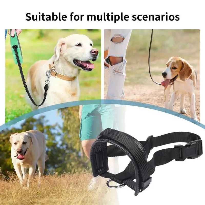 Adjustable No Barking Muzzle Dog Mouth Guard Breathable Pet Mouth Muzzles Medium Large Dogs Anti-biting Pet Supplies Soft Muzzle