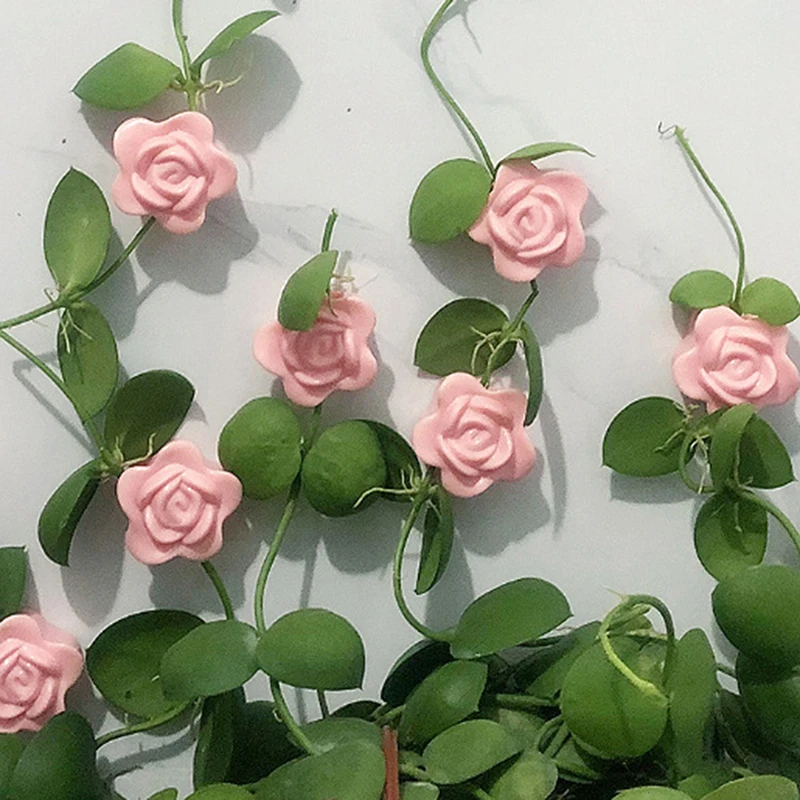 10 pezzi a forma di fiore pianta rampicante parete Clip appiccicose Rattan vite fissatore gancio autoadesivo Clip di rilegatura da giardino invisibile