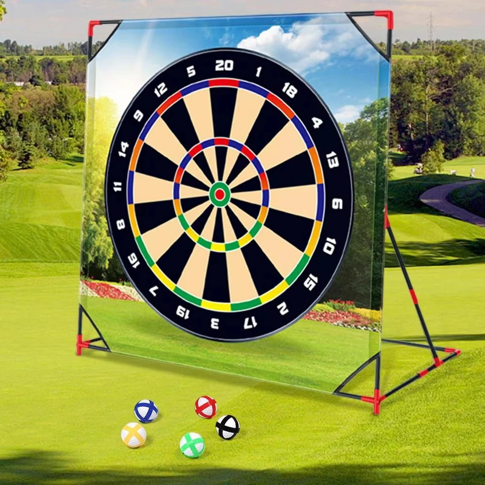 Golf Chipping Game Battle Hitting Mat Putting Practice Toy Swing Training Aid Home Backyard Outdoor Sports Activities