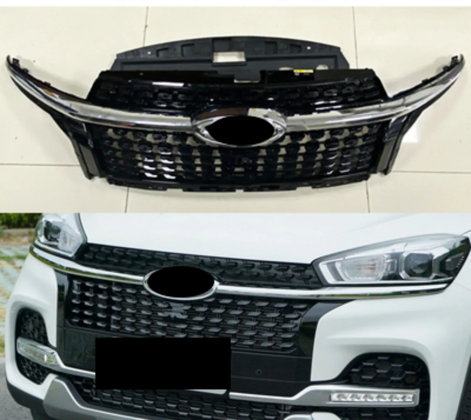 

Car Front Bumper Grill Mask Radiator Grille for Chery tiggo 8 18-20 Racing Grills