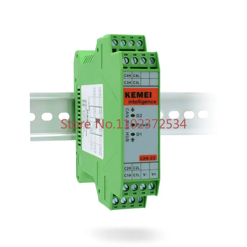 

CAN bus isolated hub CAN bus module isolation barrier 4-port 1-in 3-out communication