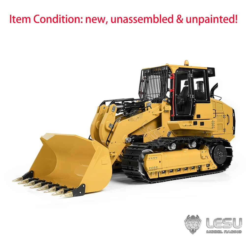 In Stock LESU 973K KIT RC Hydraulic Loader Metal Tracked 1/14 Remote Control Vehicle Car Model with Light and Sound Truck Toys