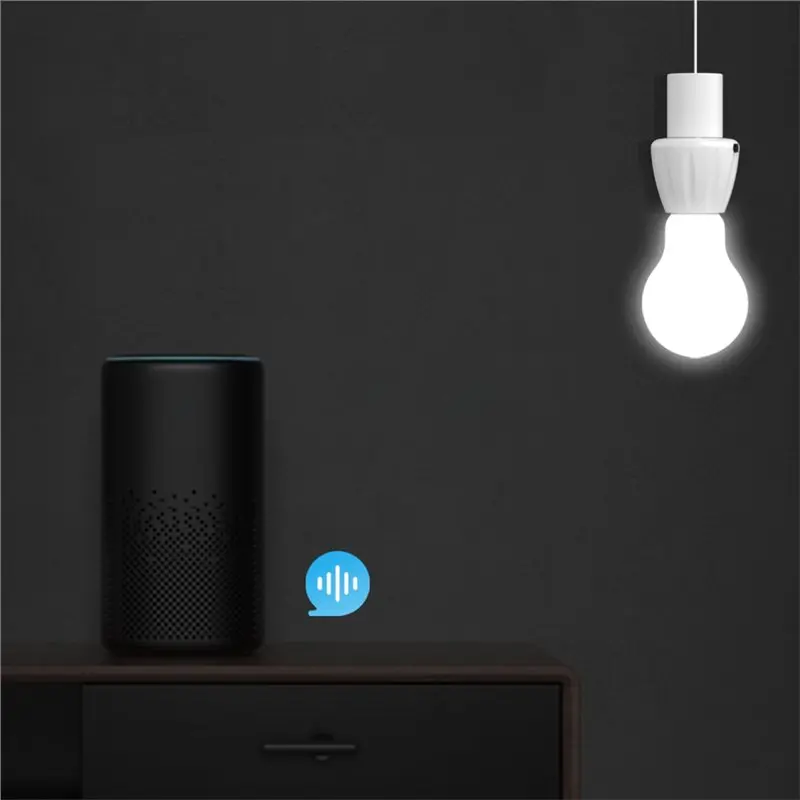 A01F-Lamp Holder Wireless Remote Control For Mijia APP Connection Switch Screw Lamp Replacement