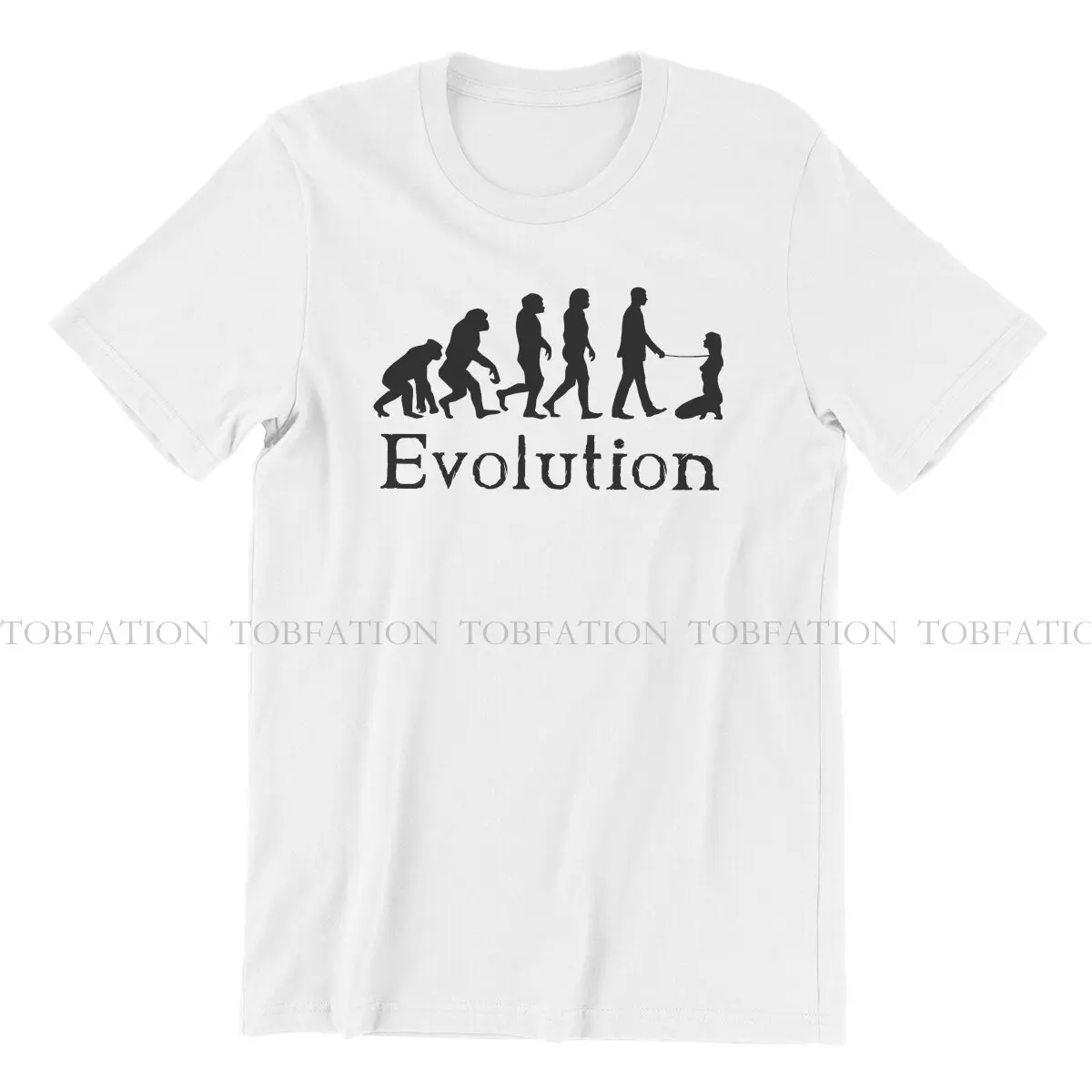 Dominant Evolution  Men TShirt BDSM Hentai Sexy Crewneck Short Sleeve 100% Cotton T Shirt Funny High Quality Birthday Gifts