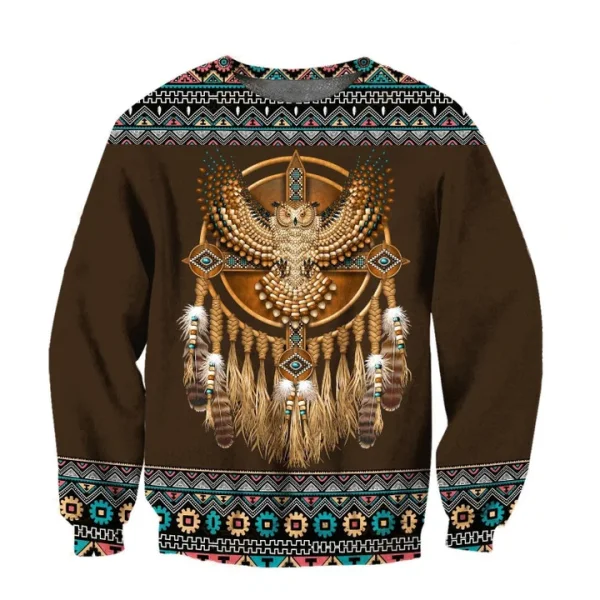 Western Aztec Ethnic Hoodies Bohemian 3D Print Sweatshirts Women Streetwear Long Sleeve Y2k Hoodie Pullovers Tops Woman Clothing