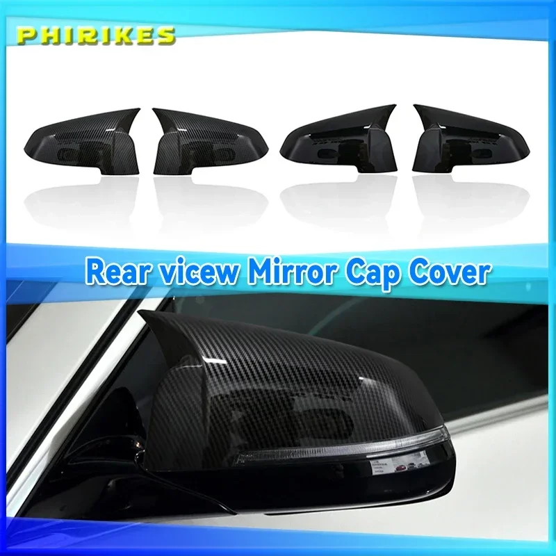 

For BMW 5 6 7 Series F10 F11 F18 GT 5GT F07 F06 F12 F13 LCL F01 F02 Carbon Fiber Side Rearview Mirror Cover Cap