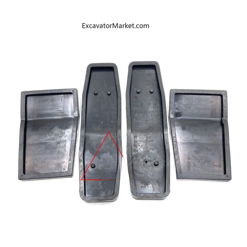 Excavator Spare Sany sy55/65/75/135/215-8 Super 8 Walking Rest Pedal Leather Cover Rubber Cover Excavator Accessories