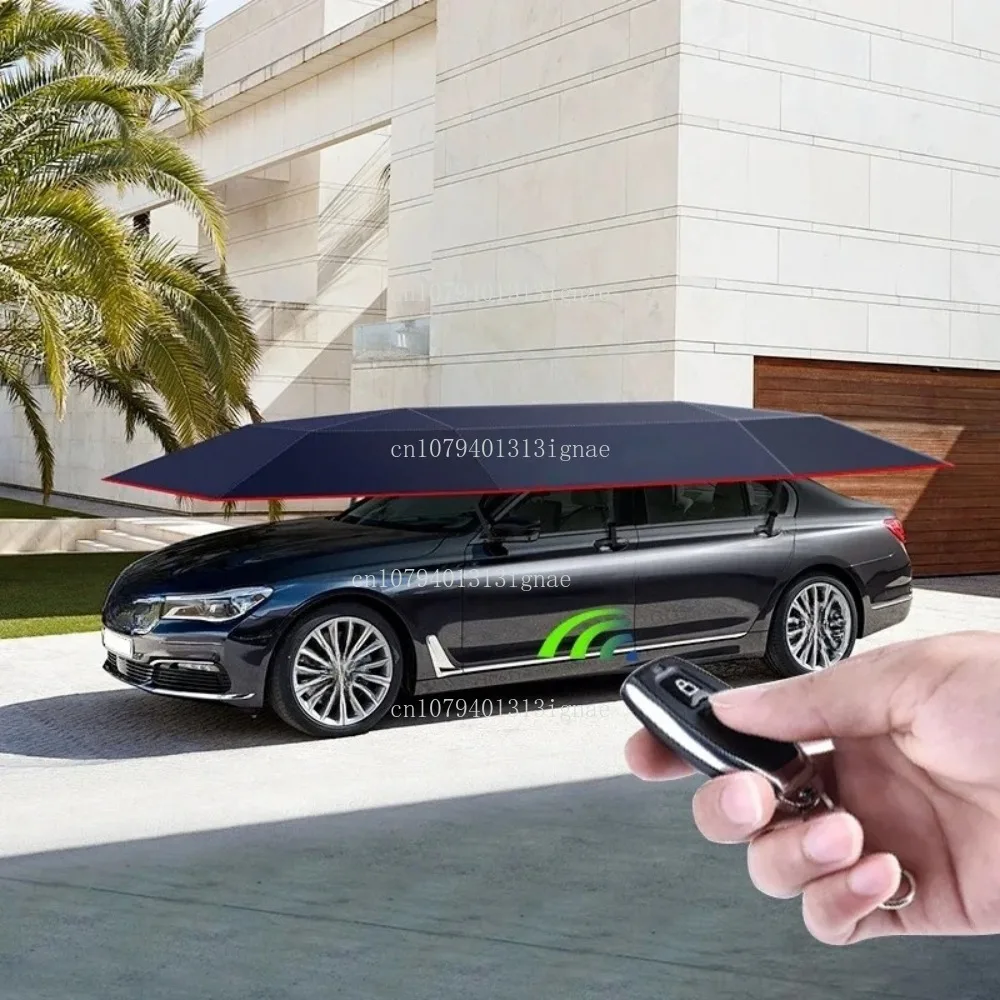 Car Fully/Semi-Automatic Awning Tent Auto Smart Insulated Cover Outdoor Waterproof Folded Portable Canopy Cover Remote