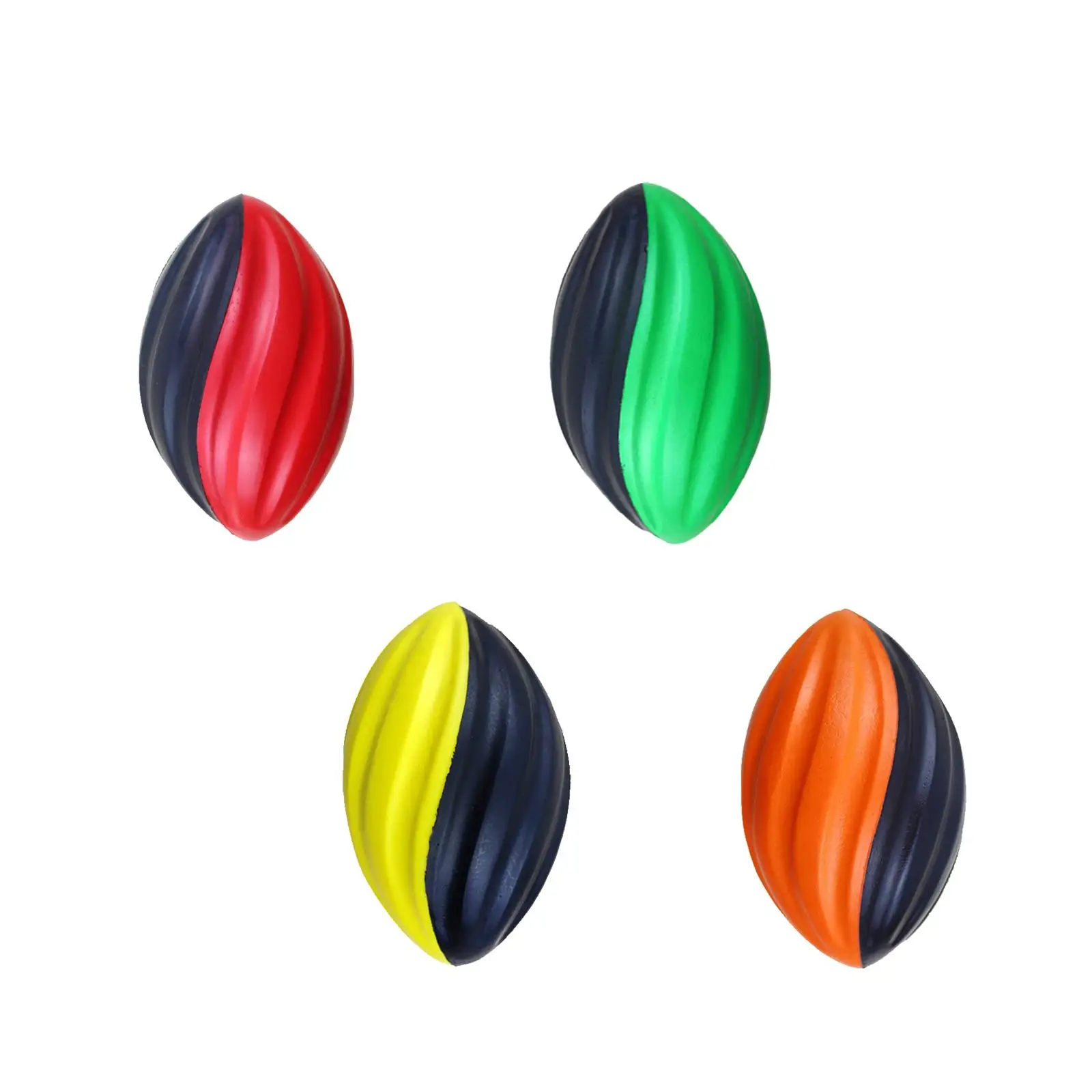 Kids Foam Football 5 Inches Wear Resistant Foam Sponge Solid Ball Accessories for Children Easy Grip Boys Girls Foam Rugby Ball