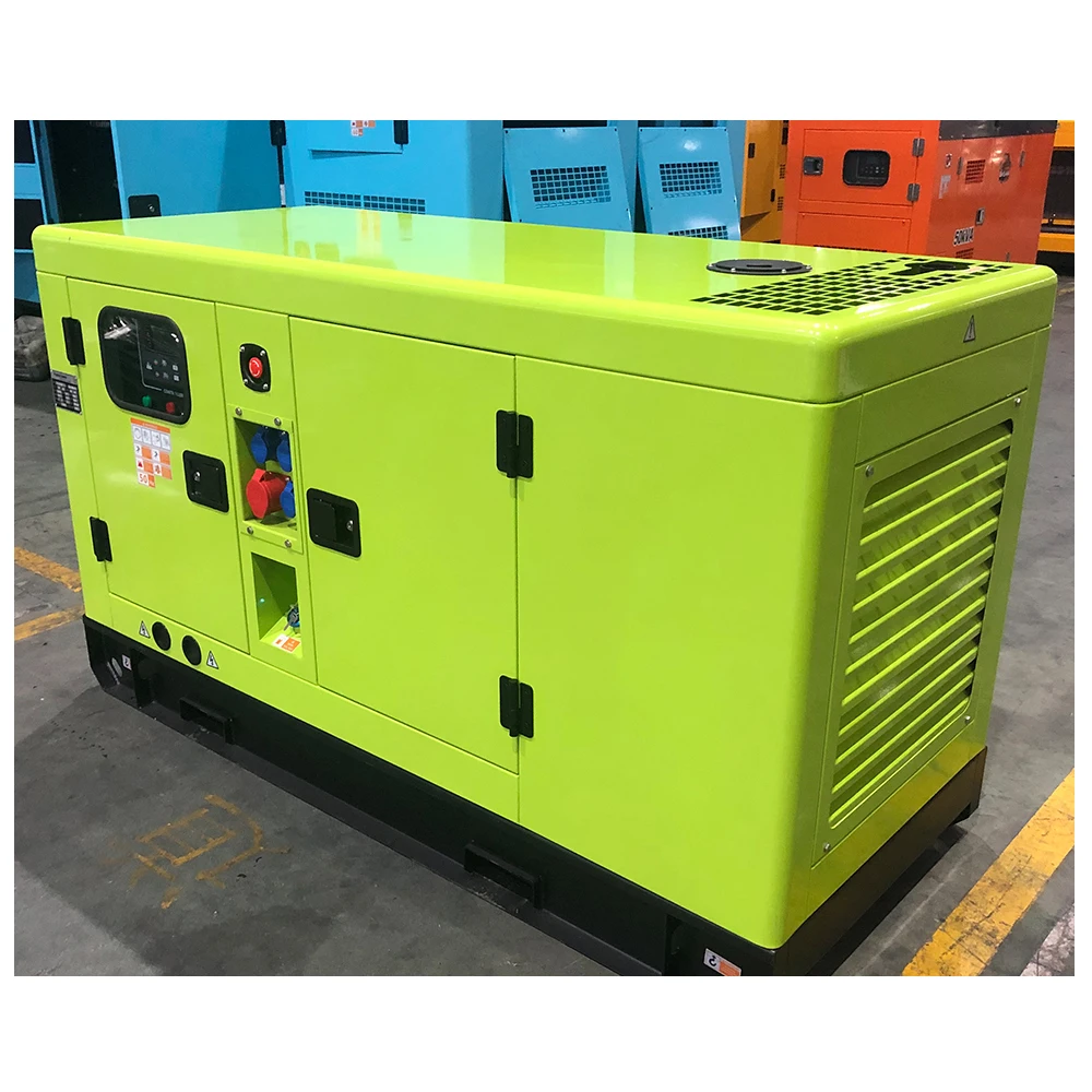 small portable power silent diesel generator genset 15kw 110v for home