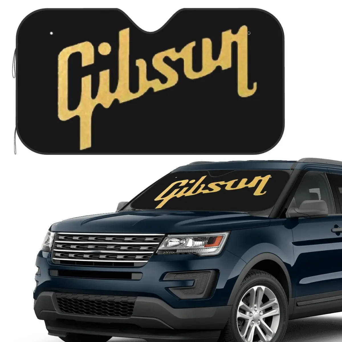 

GIBSON ЗОЛОТО Солнцезащитный козырек на лобовое стекло автомобиля, переднее лобовое стекло, солнцезащитный козырек, аксессуары, чехлы