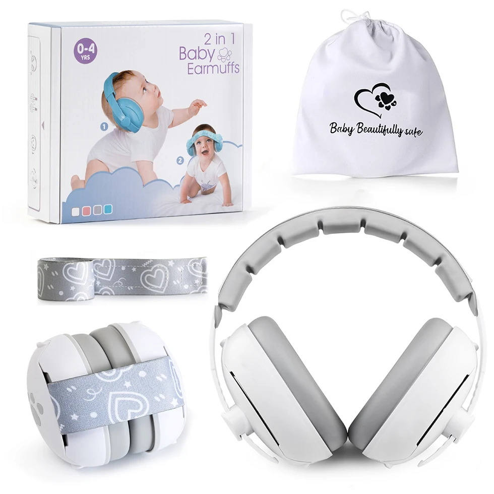 Infant Earplugs Hearing Protection On Baby Essential Noise Canceling Headphones Against Baby Noise Prevention Headset For Babies