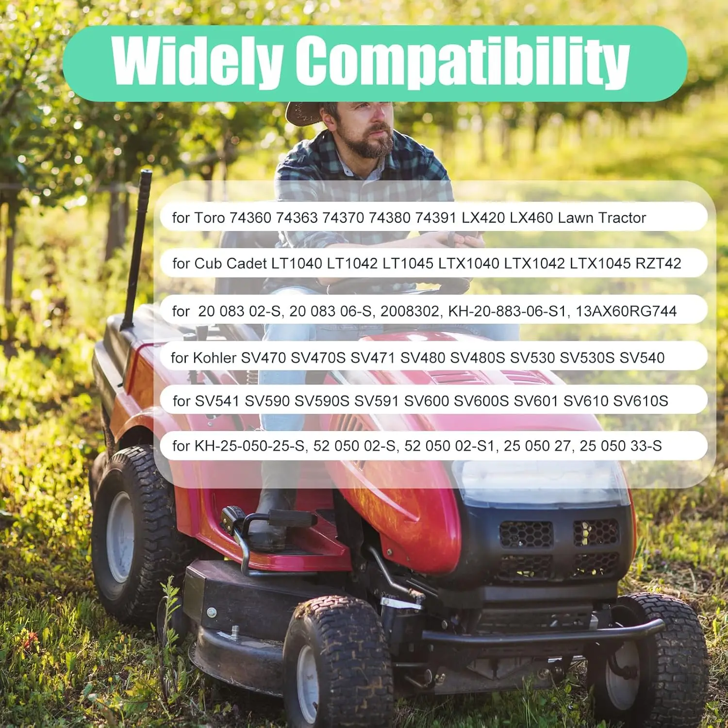 13WX78BS011 Oil Filter Compatible with Troy Bilt Bronco 42
