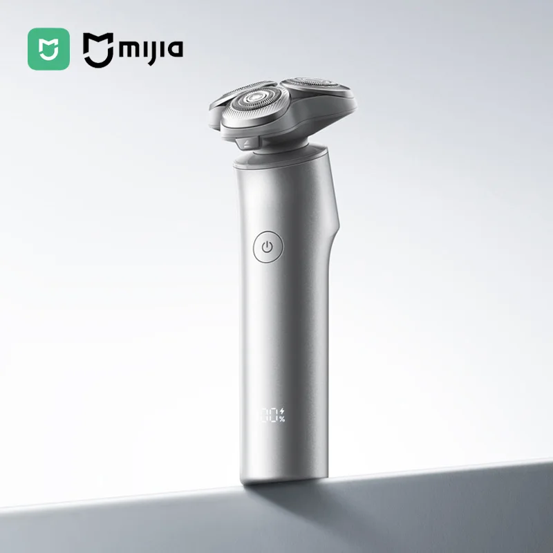 2026 Mijia Electric Shaver for Men USB Rechargeable LED Display Triple Floating Heads IPX7 Waterproof Portable Beard Razor