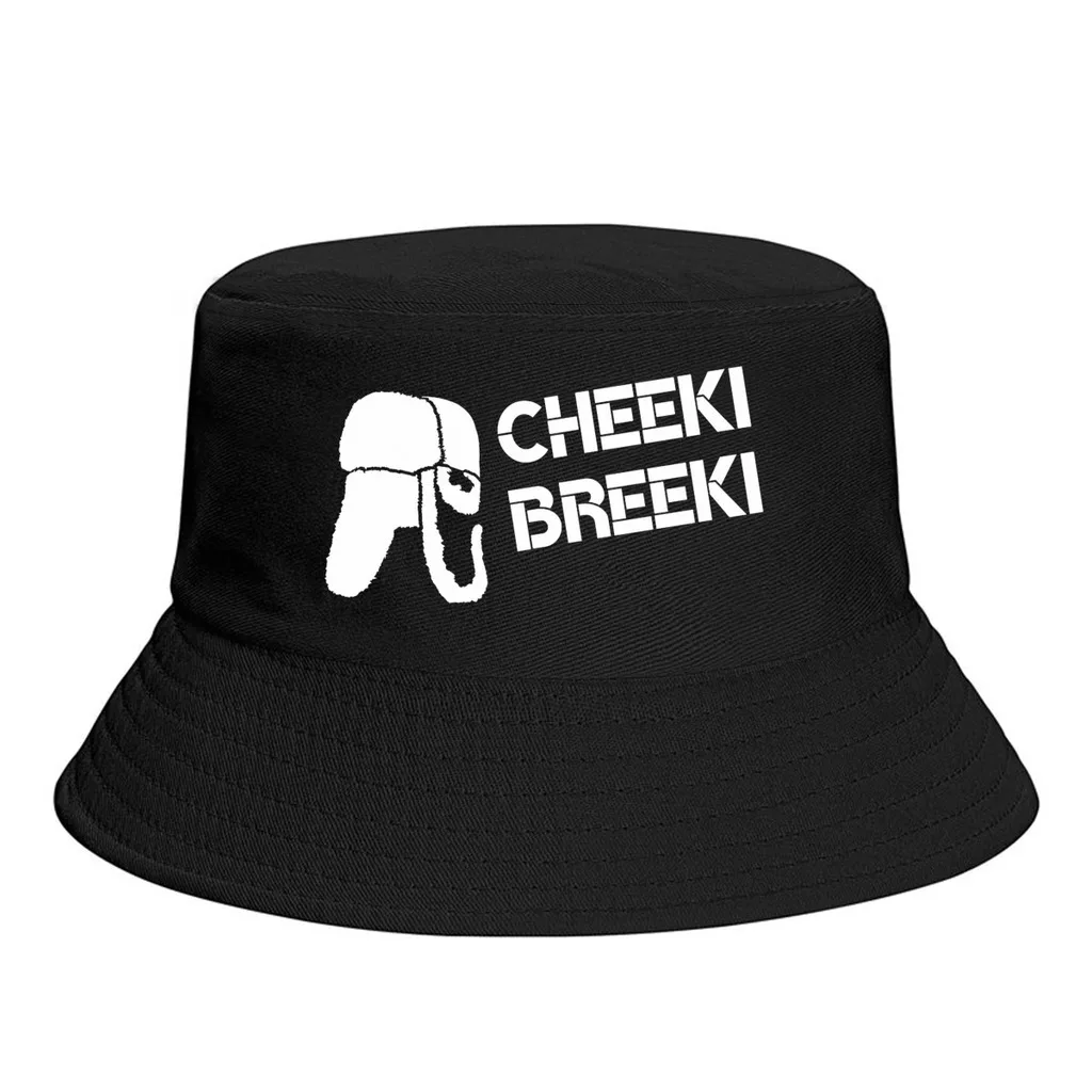 Cheeki Breeki Escape From Tarkov Game Men Women Bucket Hat Camping Washable Thick Panama Cap Visor Sun Hats Fisherman Caps