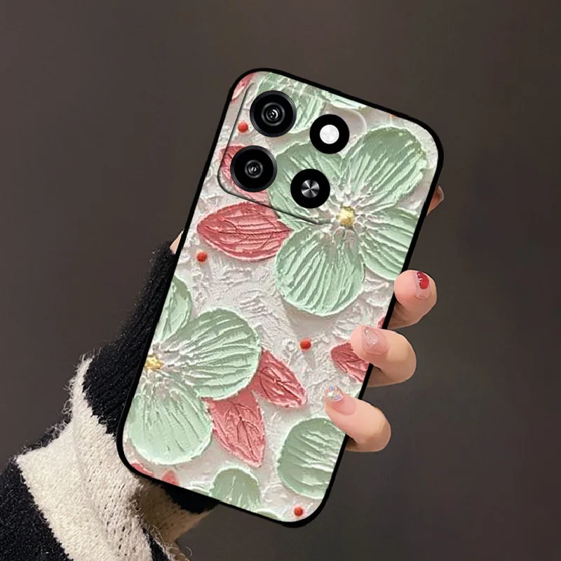 For ZTE Blade A35 Case New Fashion Silicone Soft  TPU Back Cases For ZTE Blade A55 Cover Blade A35 Back Cover Shockproof Bumper