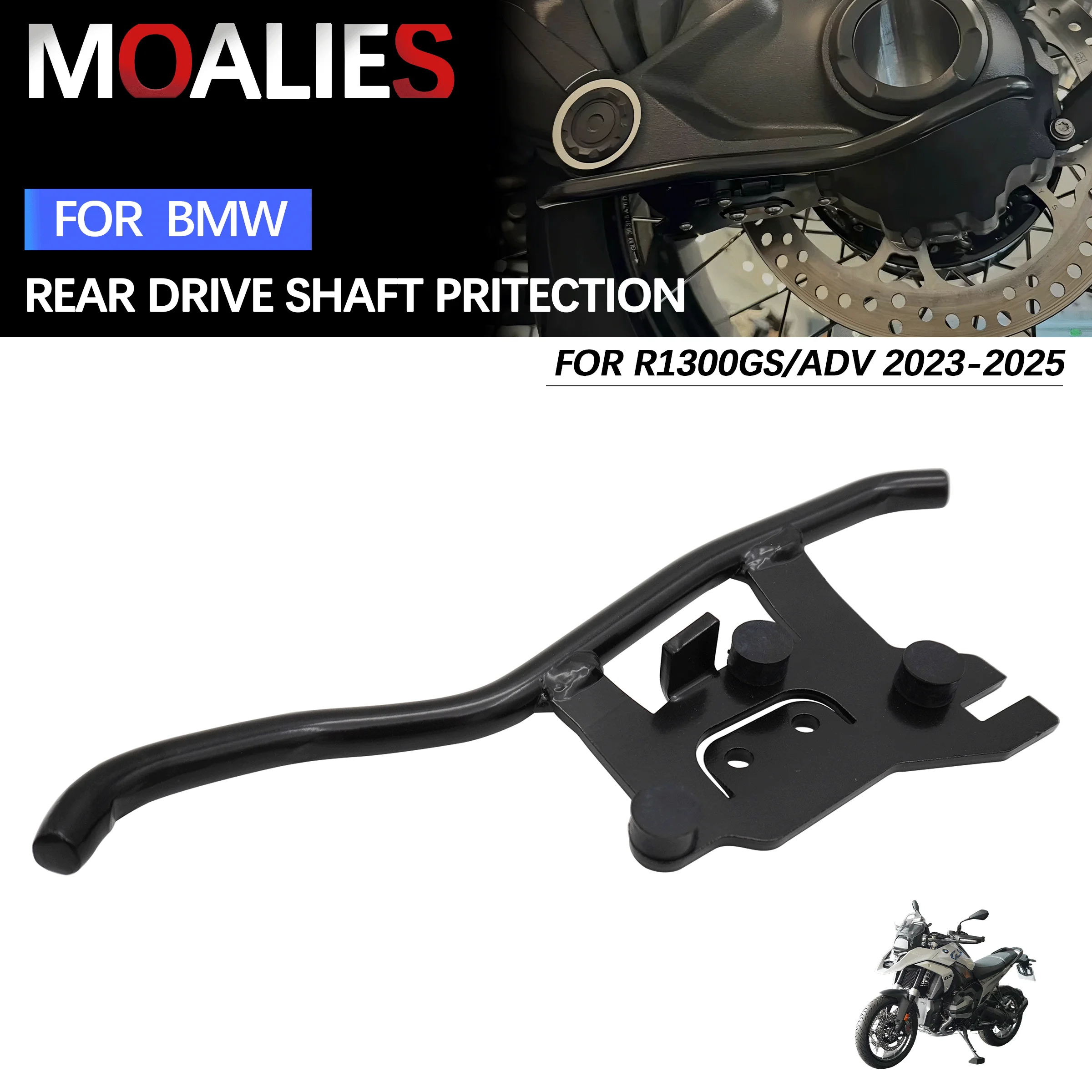 

For BMW R 1300 GS R1300 Adv R1300GS Adventure 2023-2025 Motorcycle Cardan Protection Guard Rear Axle Drive Protector Fits Black