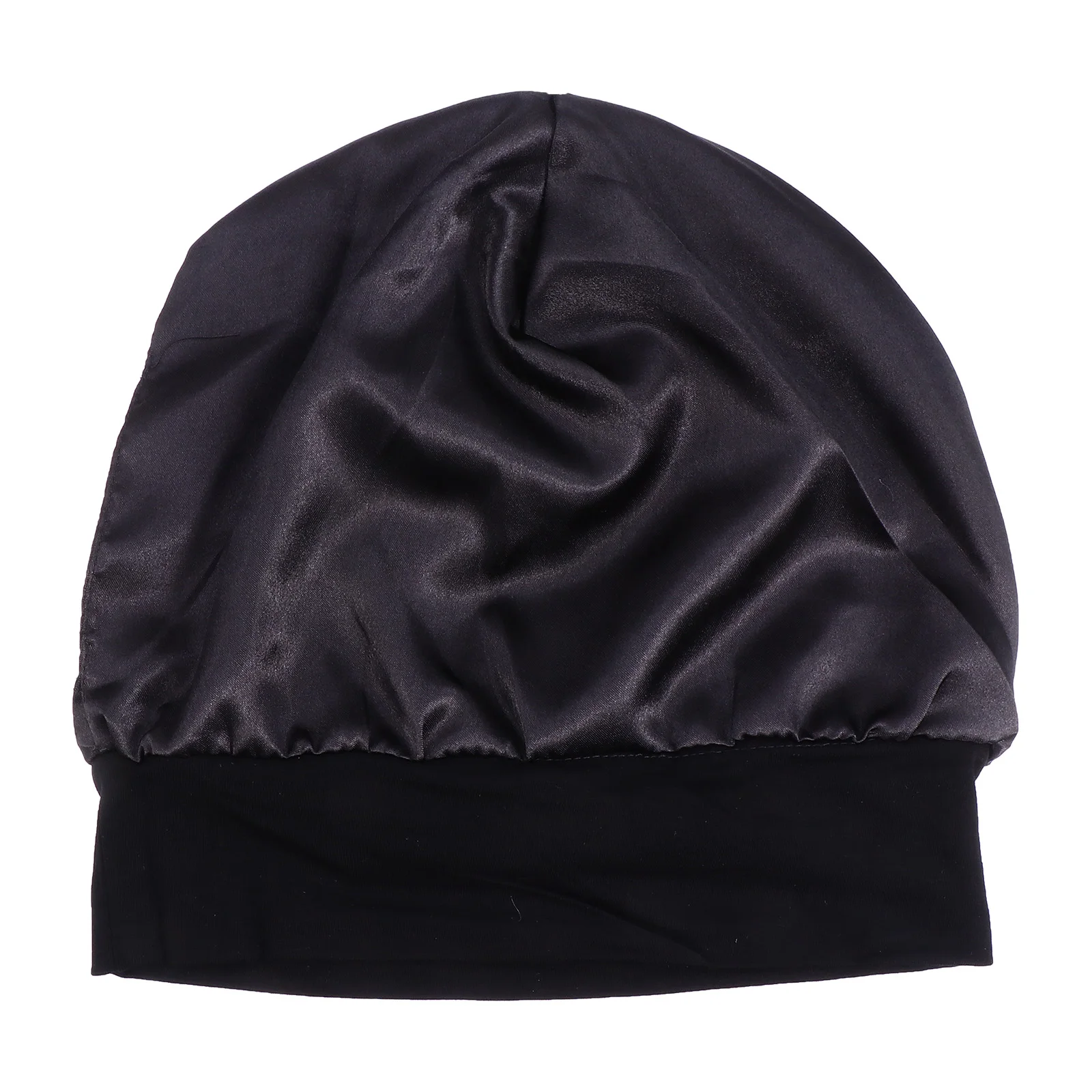 

Cotton Wide Night Sleeping Cap Sleep Cap Elastic Length Hair Protection Bonnet Comfortable Breathable Home Use Hat