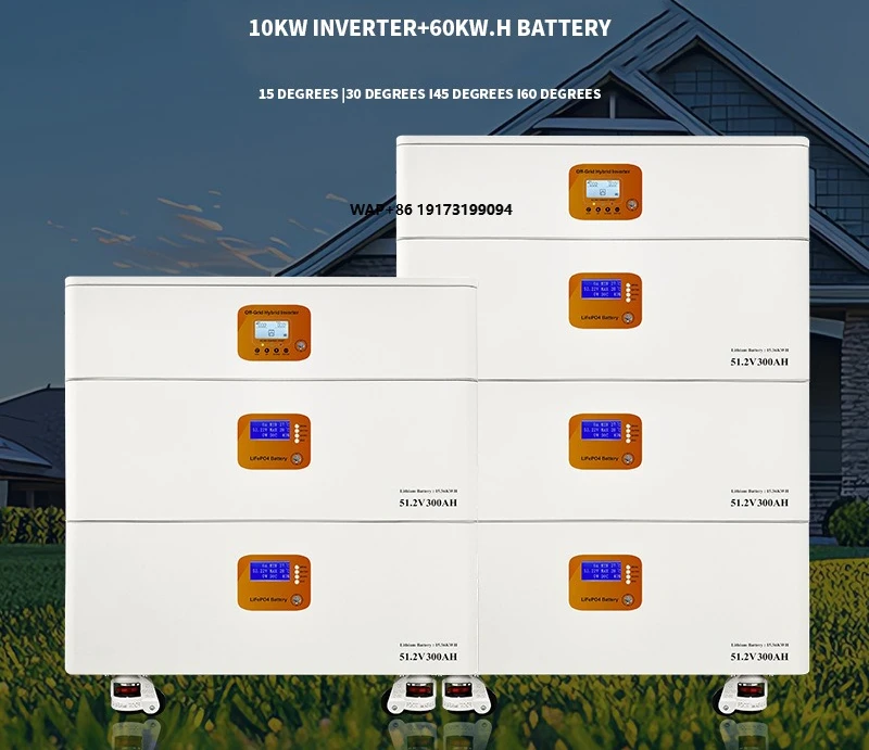 LiFePO4 Split Stackable CAN Battery 30kWh 60kWh Home Energy Storage Solar Battery for Solar System