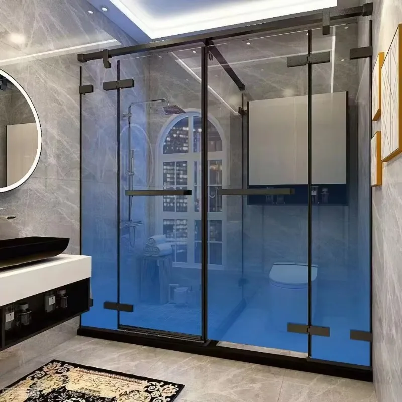 

Tempered laminated glass for hotel and home layered shower glass