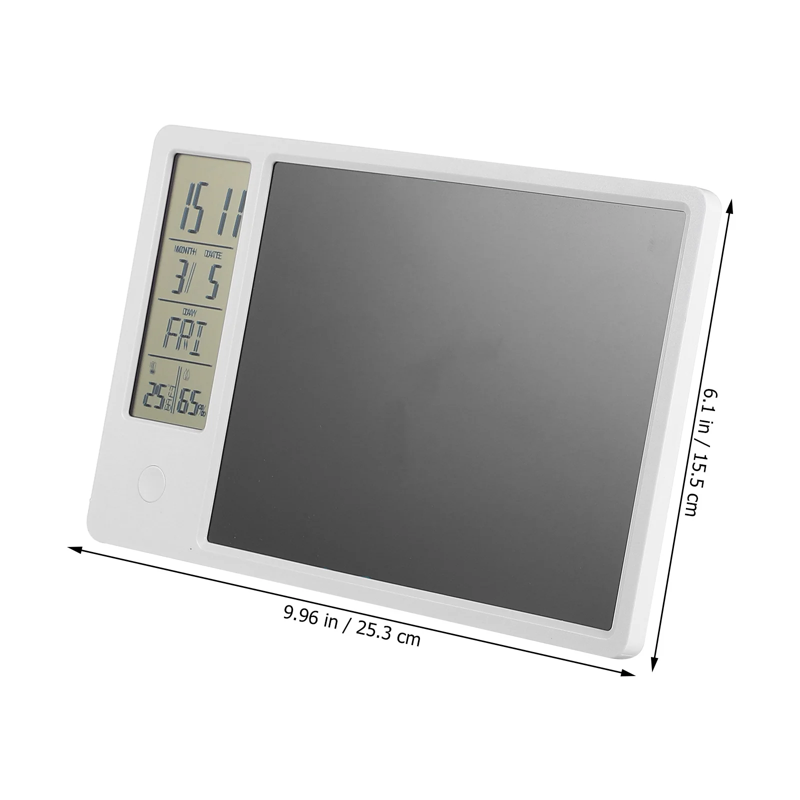 1 セット液晶ライティングタブレット電子カレンダー手書きボード温度湿度表示スマート天気パッドデスクトップ時計