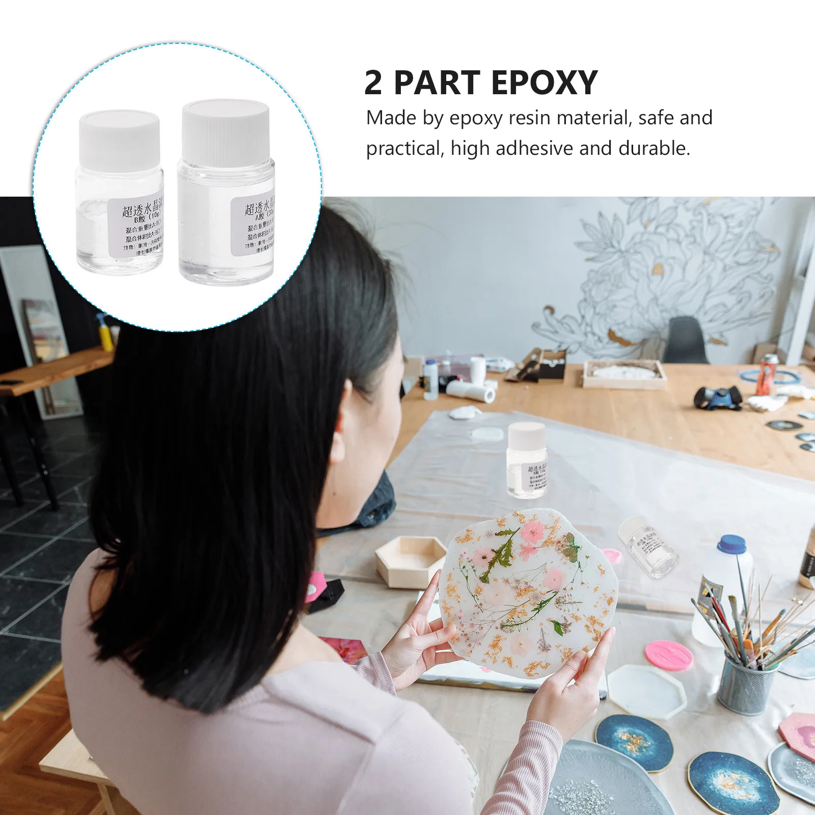 2Sets Crystal Resin…