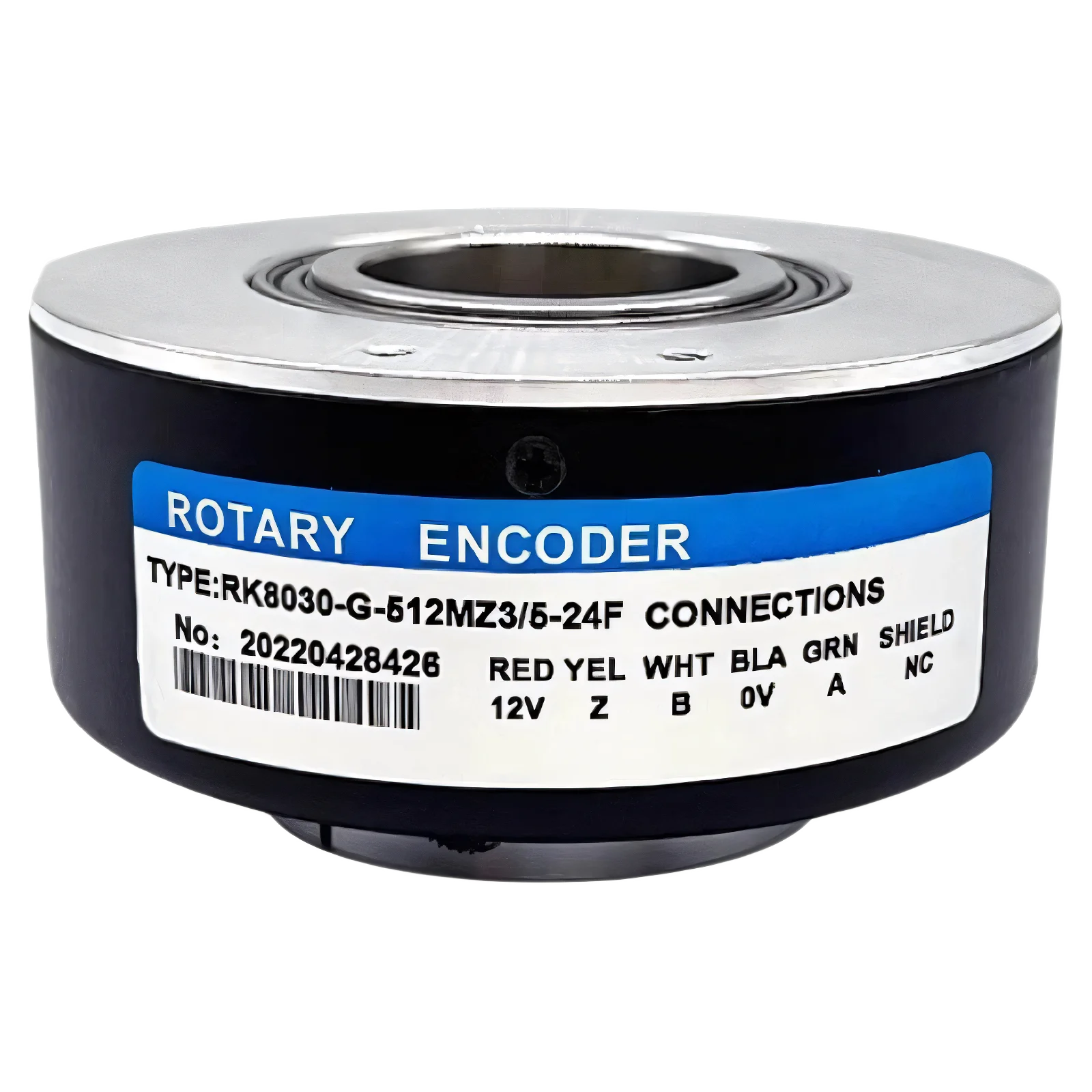 RK8030-G-512MZ35-24F Rotary Encoder 600 1024 1000 360 500 2500 PPR Hollow Shaft