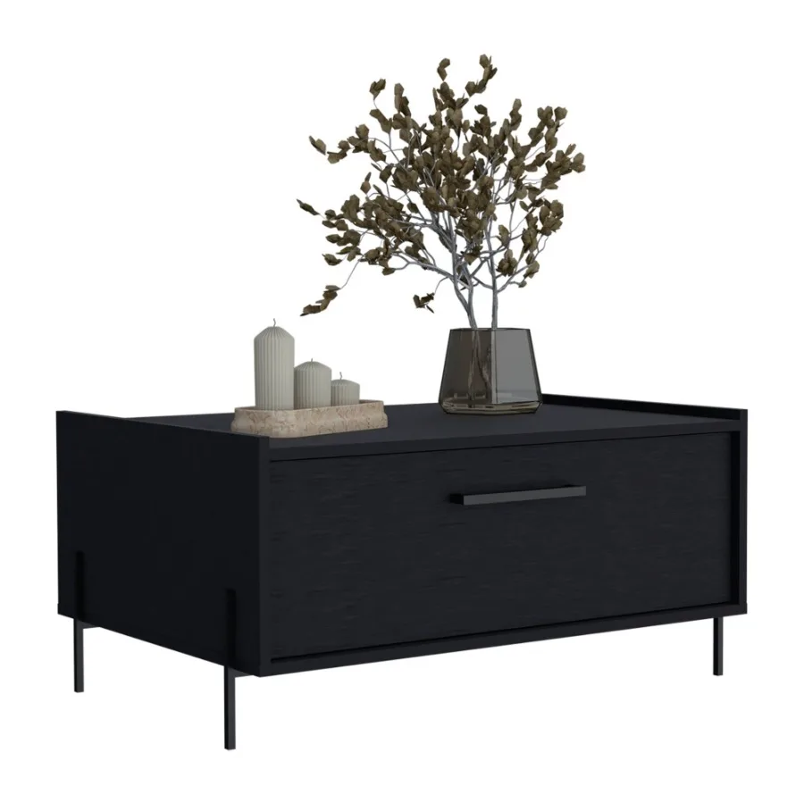 

Juneau Coffee Table 1 shelf 4 legs