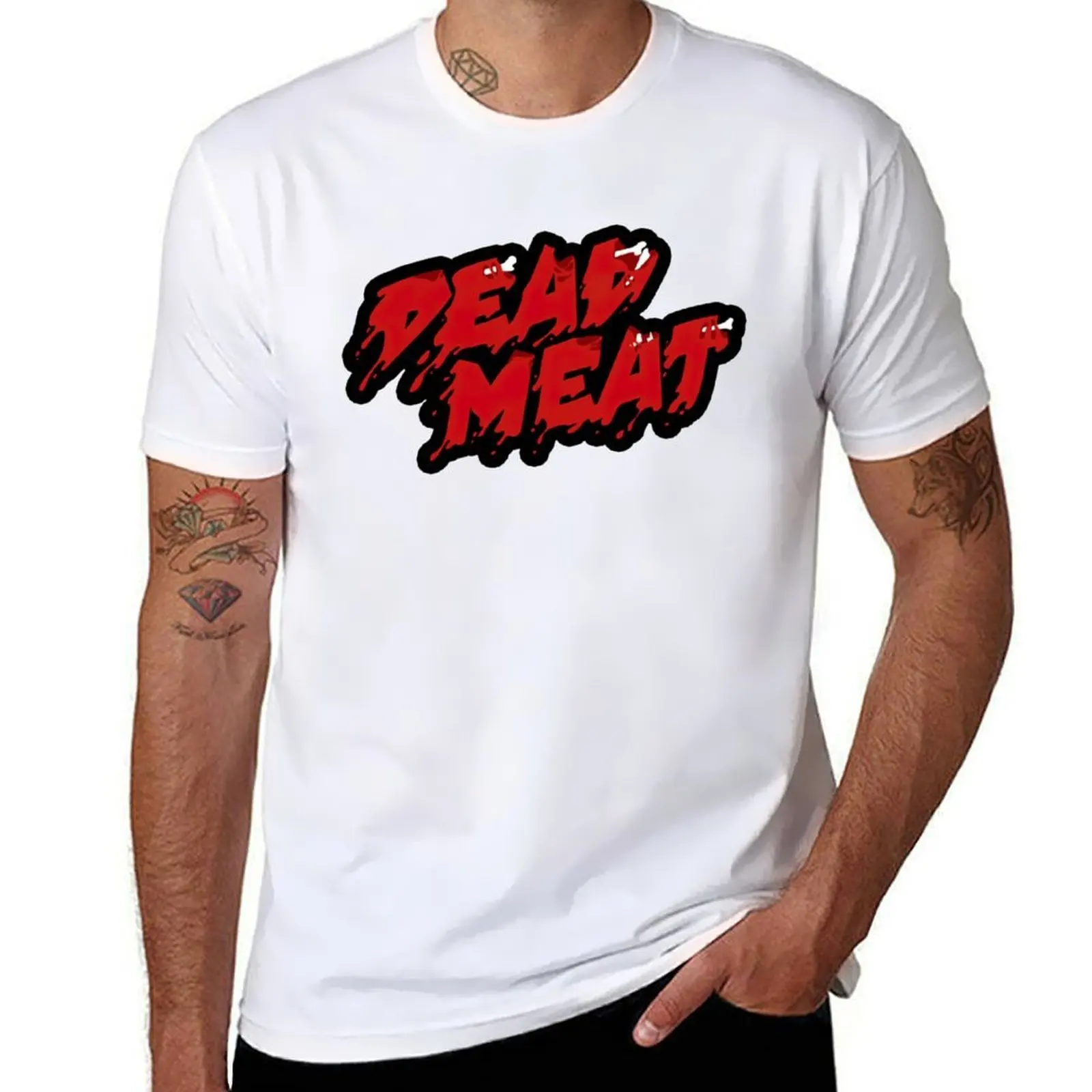 

Dead Meat Merch T-Shirt t shirt man cotton g man t shirts for men T-Shirt