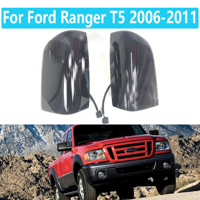 1 Pair LED Rear Lights For Ford Ranger T5 2006-2011 Vehicle Rear Lights Light Fit Tail Lamps Led Brake Turn Signal Lights