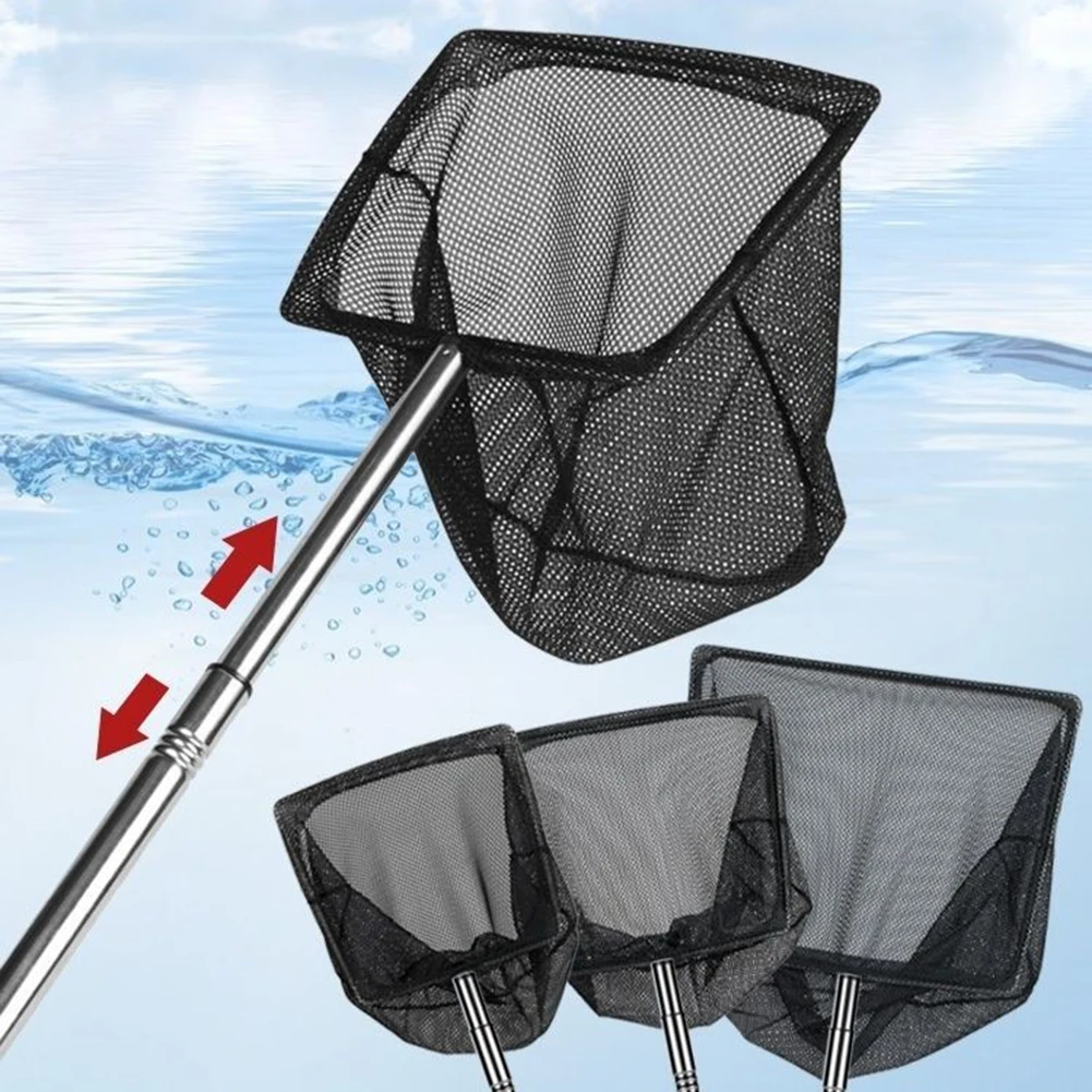 Small Fish Catch Nets With Long Handle High-Capacity Aquarium Fish Net For Aquarium Fish Tanks