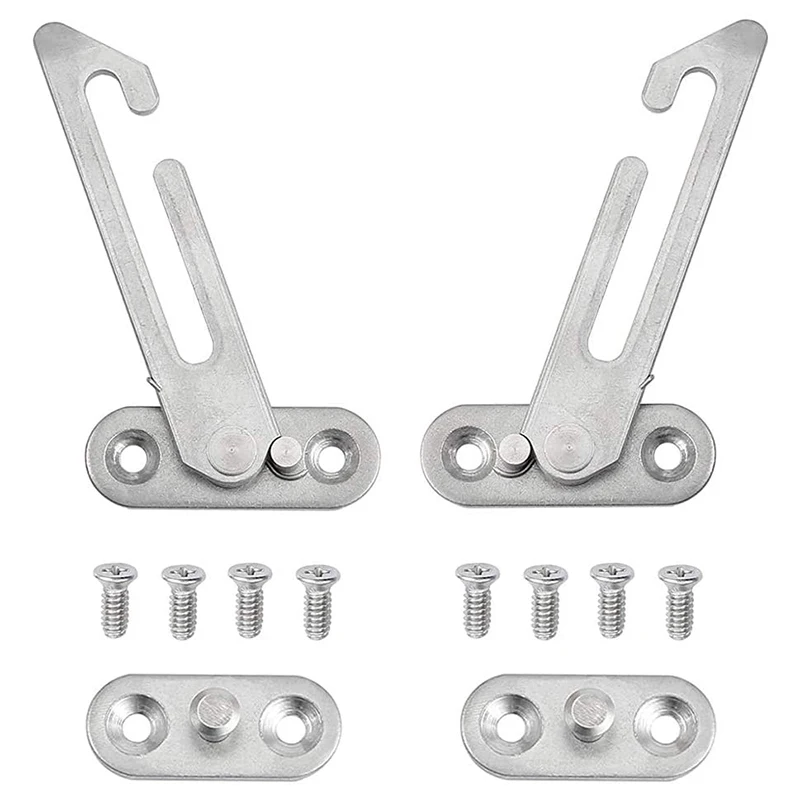 T21C 2 uds cerraduras de limitador de ventana ganchos de limitador de ventana cerraduras de límite de ventana cerraduras de seguridad limitador de bloqueo para niños